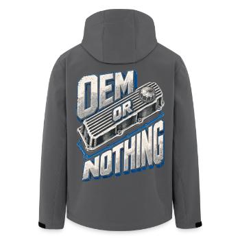 USDM USA Autos OEM Of Nothing - Recycelte Männer Softshell-Jacke von Stanley/Stella - Anthrazit - Hinten - AI Model Male 185 light (185cm)