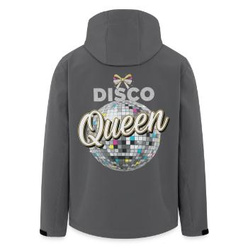Disco Queen Discokugel Vintage Geburtstag Party - Recycelte Männer Softshell-Jacke von Stanley/Stella - Anthrazit - Hinten - AI Model Male 185 light (185cm)