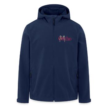 Hüfte Ortho hip hanche Implantat - Recycelte Männer Softshell-Jacke von Stanley/Stella - Navy - Vorne - AI Model Male 185 light (185cm)