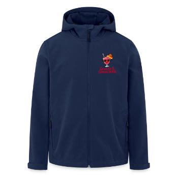 SALBE – Granita und Selbstbewusstsein - Recycelte Männer Softshell-Jacke von Stanley/Stella - Navy - Vorne - AI Model Male 185 light (185cm)