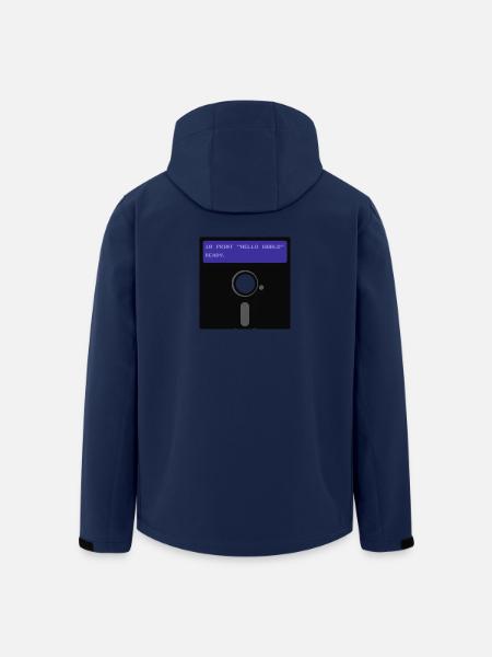 floppy disk - Men’s Recycled Softshell Jacket by Stanley/Stella - navy