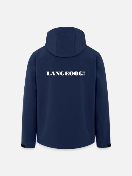 Orte Ostfriesland Langeoog - Recycelte Männer Softshell-Jacke von Stanley/Stella - Navy