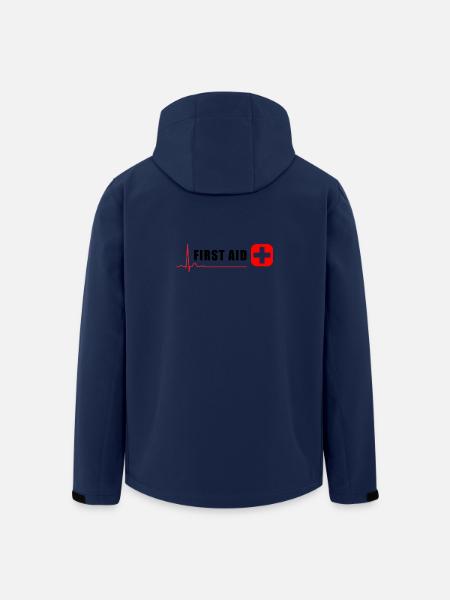 ERSTE HILFE - Recycelte Männer Softshell-Jacke von Stanley/Stella - Navy