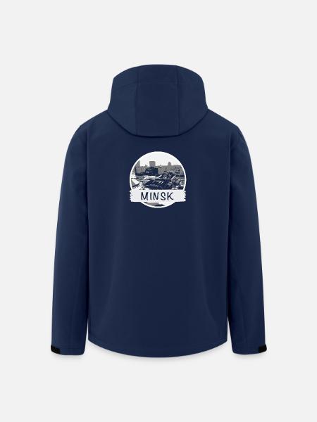 Minsk City - Recycelte Männer Softshell-Jacke von Stanley/Stella - Navy