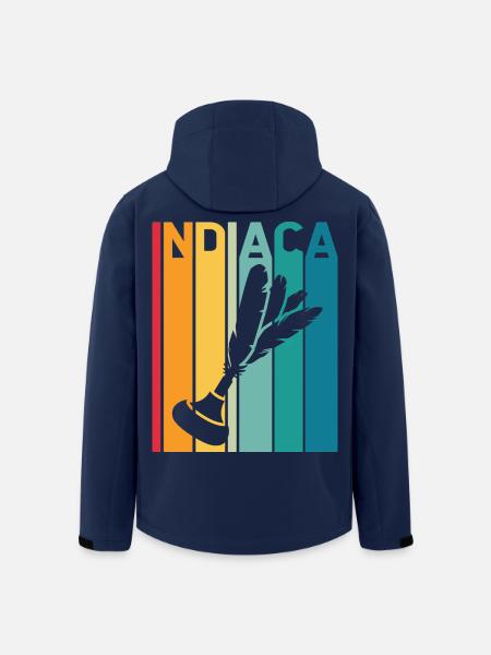 Indiaca Handfederball Indiaca Spieler Peteca - Recycelte Männer Softshell-Jacke von Stanley/Stella - Navy