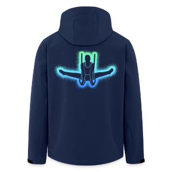 Turner Gymnastik Ringeturnen Herren Turnen Jungen - Recycelte Männer Softshell-Jacke von Stanley/Stella - Navy - Hinten - AI Model Male 185 light (185cm)
