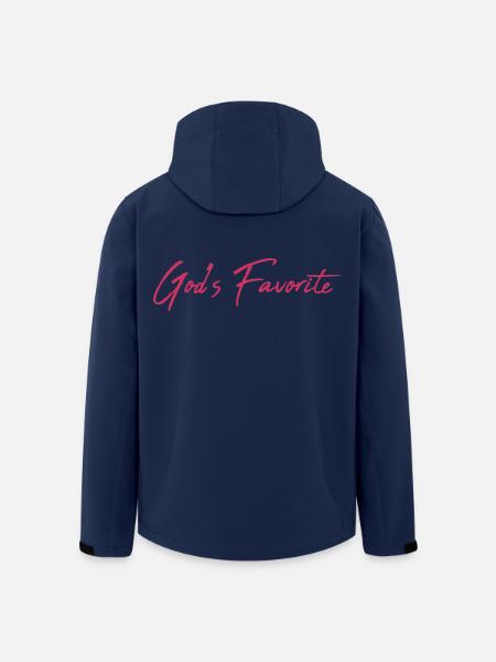 God's favorite - Recycelte Männer Softshell-Jacke von Stanley/Stella - Navy