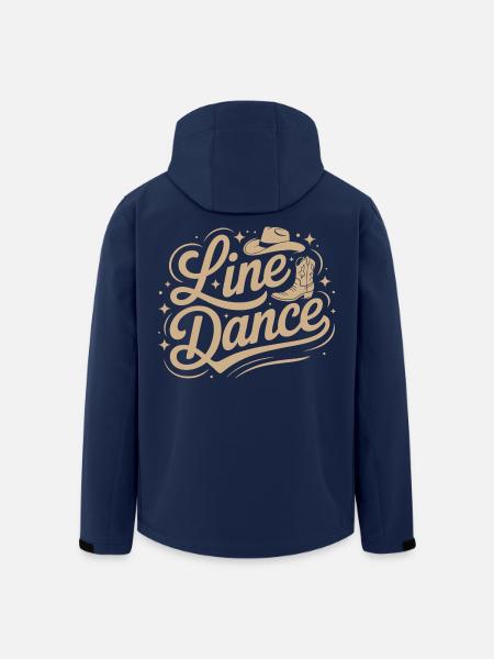 Line Dance mein Hobby - meine Passion - mein Ding - Recycelte Männer Softshell-Jacke von Stanley/Stella - Navy