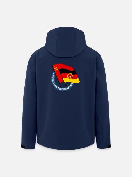 Deutsch-Sowjetische Freundschaft DDR - Recycelte Männer Softshell-Jacke von Stanley/Stella - Navy