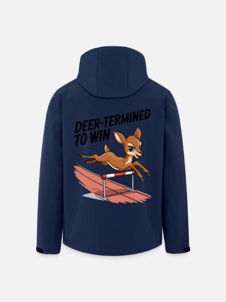 Deer-Termined pour gagner - Veste softshell homme en polyester recyclé Stanley/Stella - marine