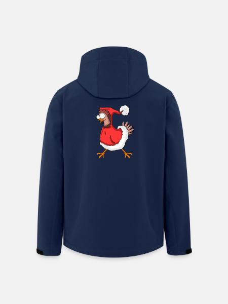 Poulet de Noël - Veste softshell homme en polyester recyclé Stanley/Stella - marine