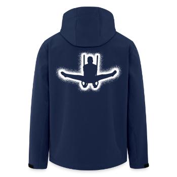 Turner Gymnastik Ringeturnen Jungen Turnen Herren - Recycelte Männer Softshell-Jacke von Stanley/Stella - Navy - Hinten - AI Model Male 185 light (185cm)