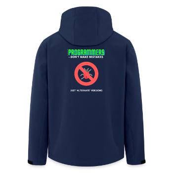 Programmierer Debugging T-Shirt Herren - Recycelte Männer Softshell-Jacke von Stanley/Stella - Navy - Hinten - AI Model Male 185 light (185cm)
