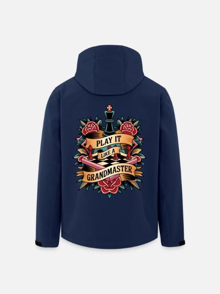 Play It Like A Grandmaster - Men’s Recycled Softshell Jacket by Stanley/Stella - navy