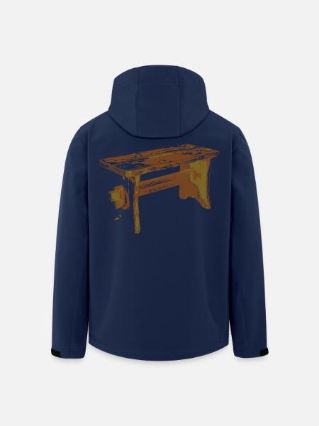 Holzschemel - Holzschamerl - Recycelte Männer Softshell-Jacke von Stanley/Stella - Navy