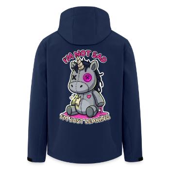 Einhorn Shirt Pastel Goth Creepy Cute Emo - Recycelte Männer Softshell-Jacke von Stanley/Stella - Navy - Hinten - AI Model Male 185 light (185cm)