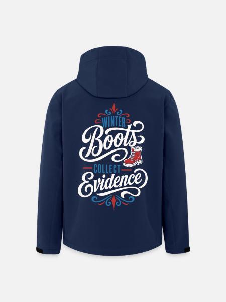 Winterstiefel – Winter Boots Collect Evidence - Recycelte Männer Softshell-Jacke von Stanley/Stella - Navy