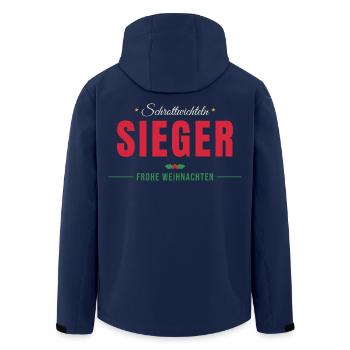Schrottwichteln Sieger - Wichteln - Recycelte Männer Softshell-Jacke von Stanley/Stella - Navy - Hinten - AI Model Male 185 light (185cm)