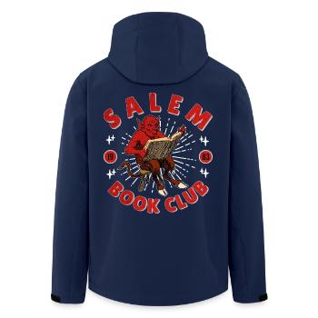 Salem Book Club Vintage Devil - Recycelte Männer Softshell-Jacke von Stanley/Stella - Navy - Hinten - AI Model Male 185 light (185cm)
