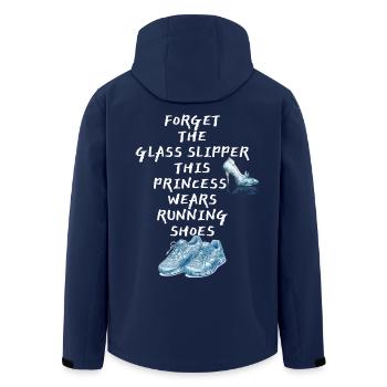 Forget the glass slipper - Running Shoes - Recycelte Männer Softshell-Jacke von Stanley/Stella - Navy - Hinten - AI Model Male 185 light (185cm)