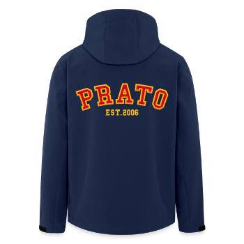 Prato Est. 2006 – Geburtstag - Recycelte Männer Softshell-Jacke von Stanley/Stella - Navy - Hinten - AI Model Male 185 light (185cm)