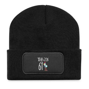 Trabzon 61 Turkey city - Recycled Patch Beanie - black - Front