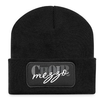 Choir - Mezzo-soprano singer - Recycelte Patch Beanie - Schwarz - Vorne