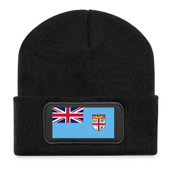 Fidschi - Recycelte Patch Beanie - Schwarz - Vorne