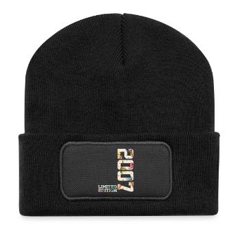 ÉDITION LIMITÉE 2007 19 ANS DE GLACE 19E ANNIVERSAIRE - Beanie recyclé à patch - noir - Devant