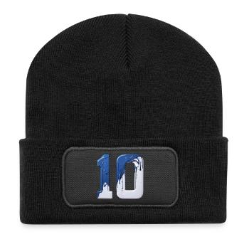 NON. 10 NUMÉRO 10 BLEU BLANC 10E ANNIVERSAIRE - Beanie recyclé à patch - noir - Devant