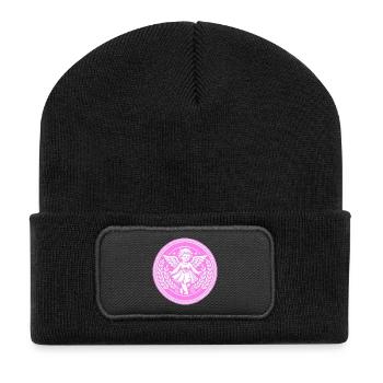 Guardian Angel Logo - Recycled Patch Beanie - black - Front