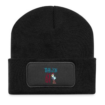 Trabzon 61 Turkey city - Recycled Patch Beanie - black - Front