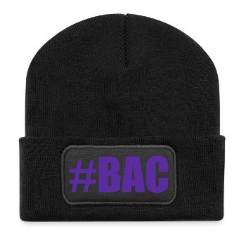FERRY. BACCALAUREAT. PATENT. DNB. EXAMINATION. WELL DONE - Recycled Patch Beanie - black - Front