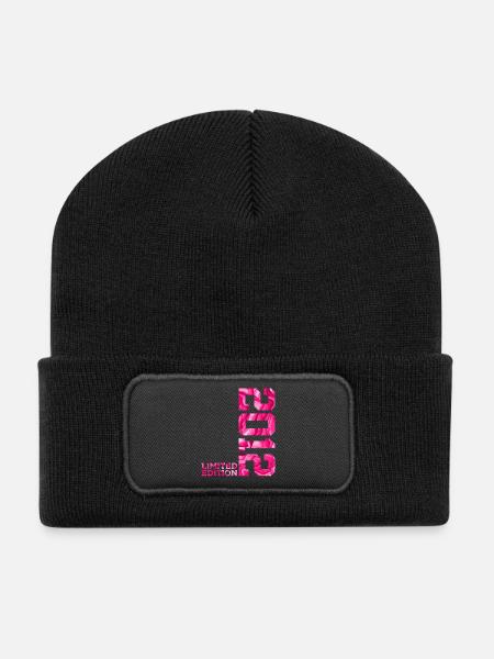 14. GEBURTSTAG PINK LIMITED EDITION 2012 - Recycelte Patch Beanie - Schwarz