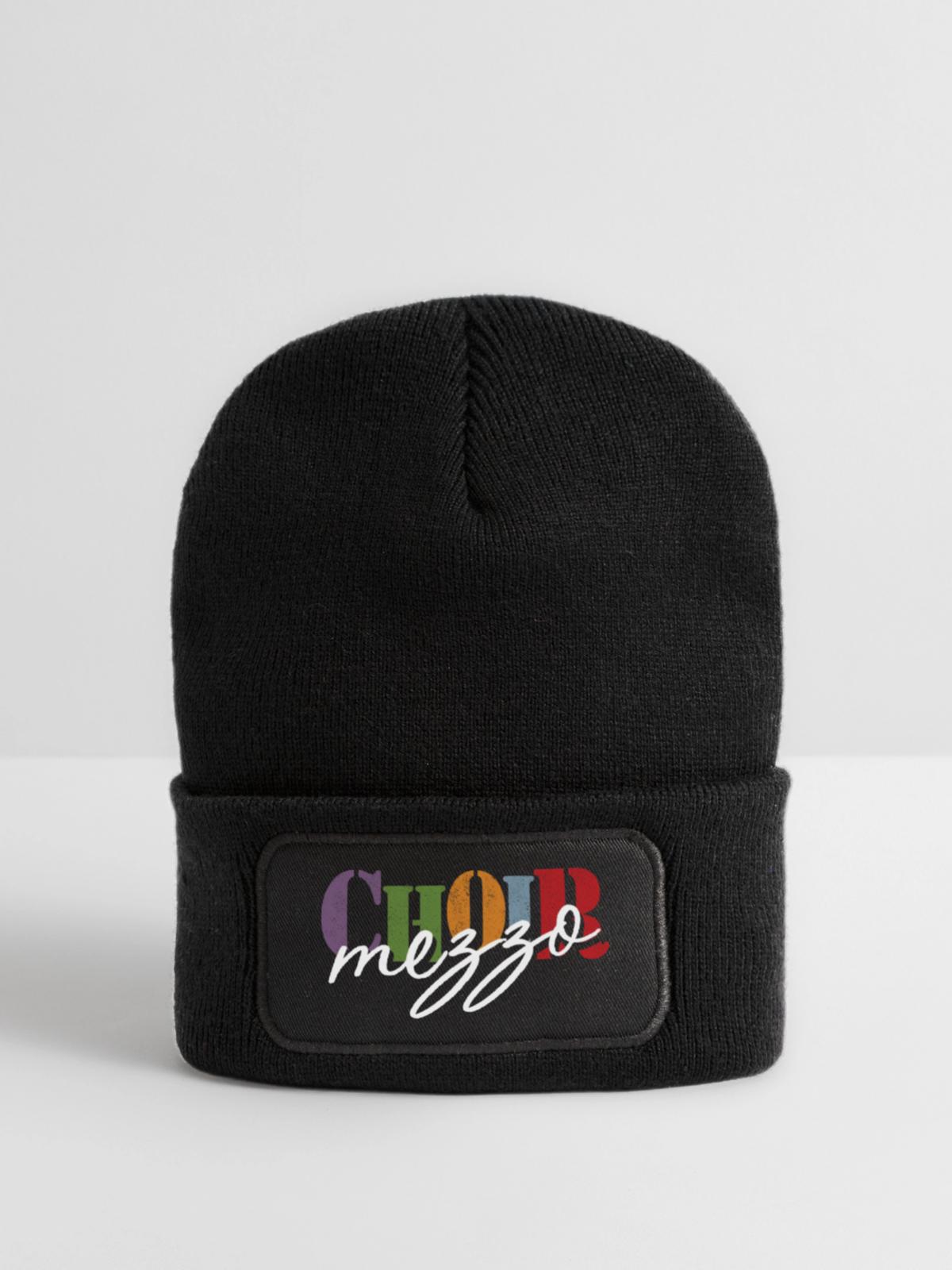 Choir - Mezzo-soprano singer - Recycelte Patch Beanie - Schwarz - Vorne