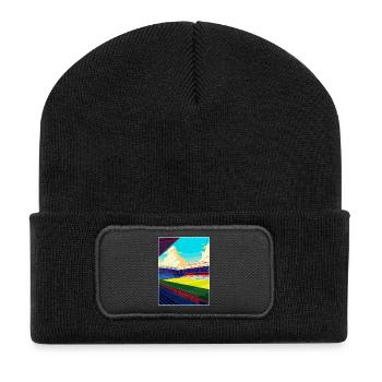 Affiche de voyage souvenir du stade de Selhurst Park WPA - Beanie recyclé à patch - noir - Devant