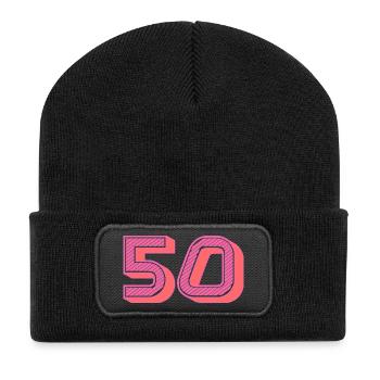 50. 50 YEARS. 50th ANNIVERSARY. 50TH ANNIVERSARY. - Recycled Patch Beanie - black - Front