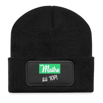 MASTER - Recycled Patch Beanie - black - Front