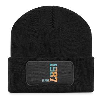 39TH BIRTHDAY LIMITED EDITION 1987 - Recycled Patch Beanie - black - Front