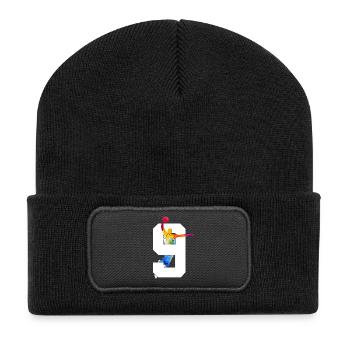 NUMÉRO 9 BASKETBALL 9E ANNIVERSAIRE - Beanie recyclé à patch - noir - Devant