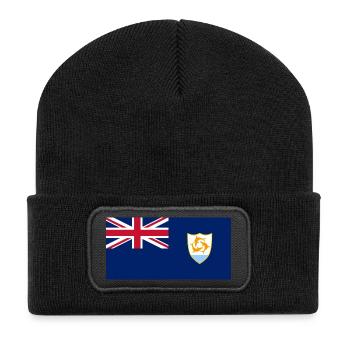 Anguilla - Recycelte Patch Beanie - Schwarz - Vorne