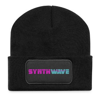 Synthwave - Recycled Patch Beanie - black - Front