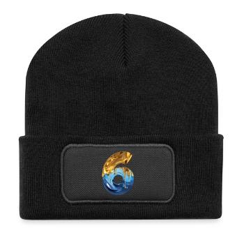 NON. 6 NUMÉRO 6 COOL 6E ANNIVERSAIRE - Beanie recyclé à patch - noir - Devant