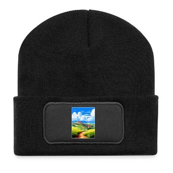 Castilla Y Leon Spain Vintage Travel Poster WPA - Recycled Patch Beanie - black - Front