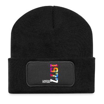 49TH BIRTHDAY LIMITED EDITION 1977 - Recycled Patch Beanie - black - Front