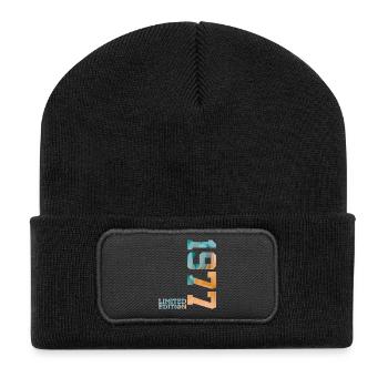 49TH BIRTHDAY LIMITED EDITION 1977 - Recycled Patch Beanie - black - Front
