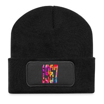 BUNT 59E ANNIVERSAIRE 1967 - Beanie recyclé à patch - noir - Devant