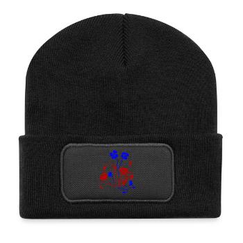Flower Picture Flowers - Recycled Patch Beanie - black - Front
