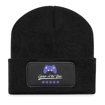 Gamer of the Year Controller Flair - Recycled Patch Beanie - black - Front