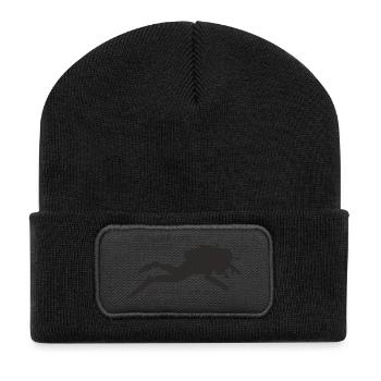 Spass - Recycelte Patch Beanie - Schwarz - Vorne